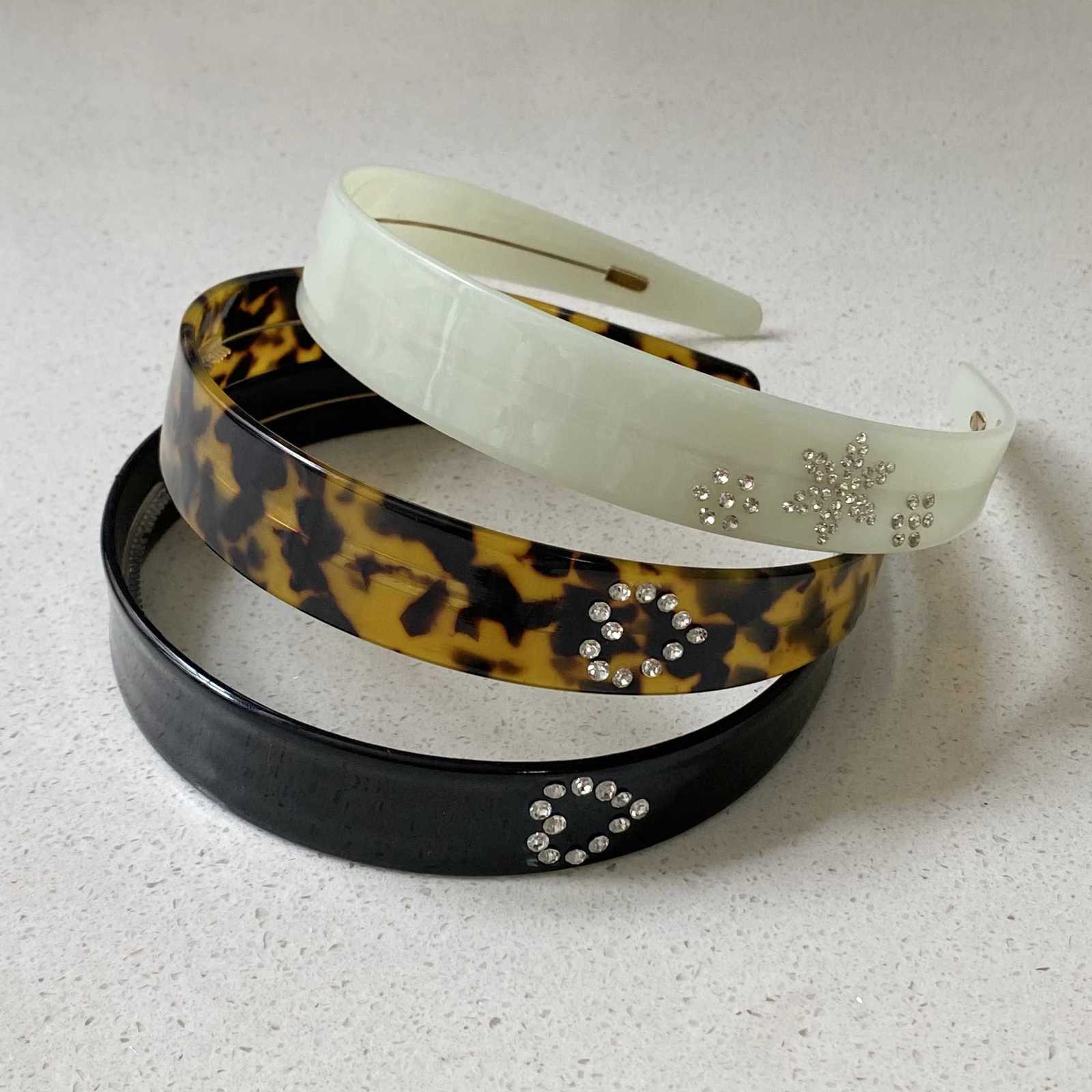 1PC Rhinestone Decor Hair bands Set Stylish Hair Accories For Wen Chic Haiands For Daily And Party Wear Y251210