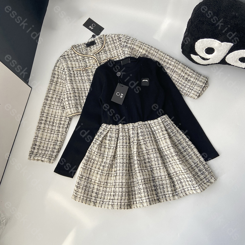 Girl's Dresses Kids Designer Clothes Skirts Princess Dress Luxury Jacket Children Dress Baby Clothing Sets Cute Skirt -8 DPD2512113