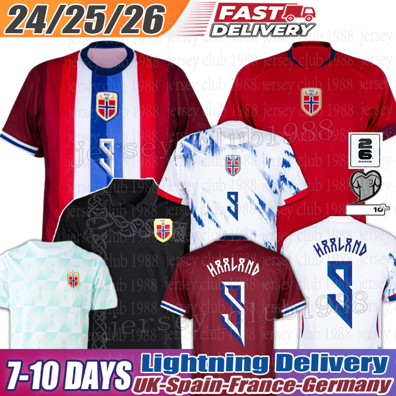 noruega jersey norway jersey 25 26 Norway Soccer Jerseys haaland jersey Schjelderup football jersey Nusa Soccer Jerseys Berge kids kits 24 25 norway retro