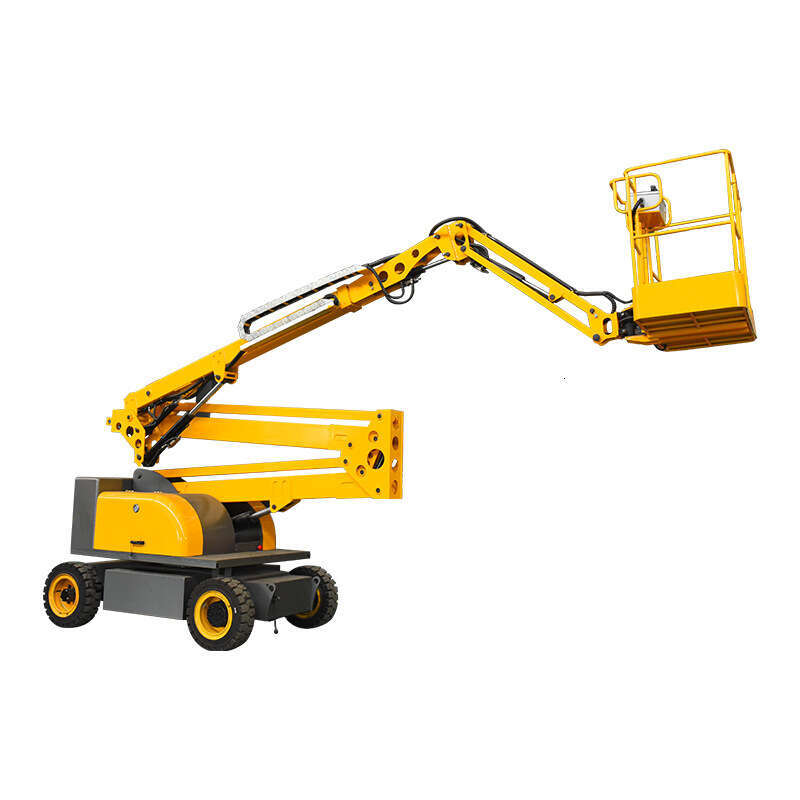 Slope-Capable Curved Boom Lift for Work on 30% Inclines