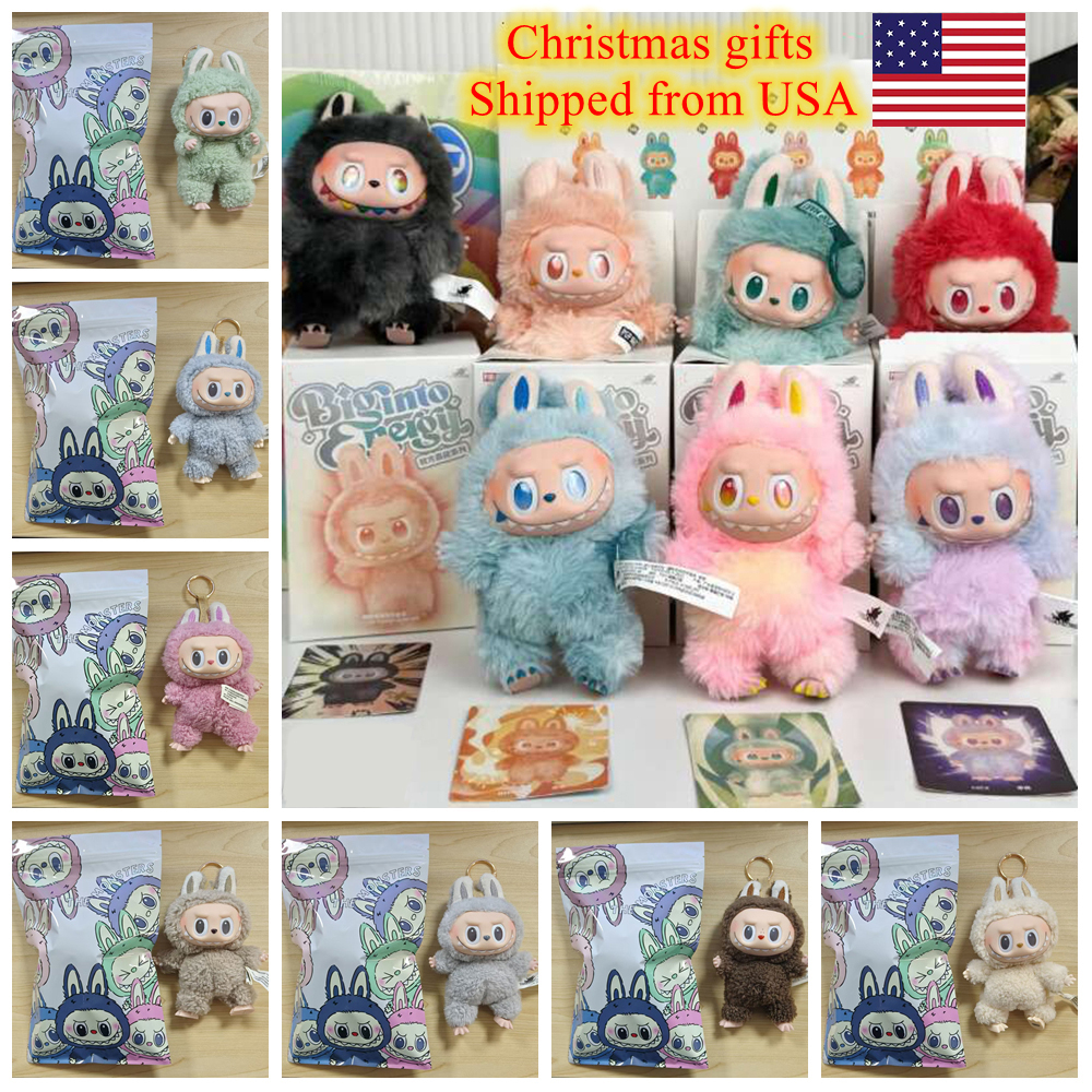 Ordinary Labubu V1 V2 V3 Style Bd Box The Monsters big into energy Exciting Macaron have a seat Series Toys Cute Action Anime Figure Doll Christmas gifts