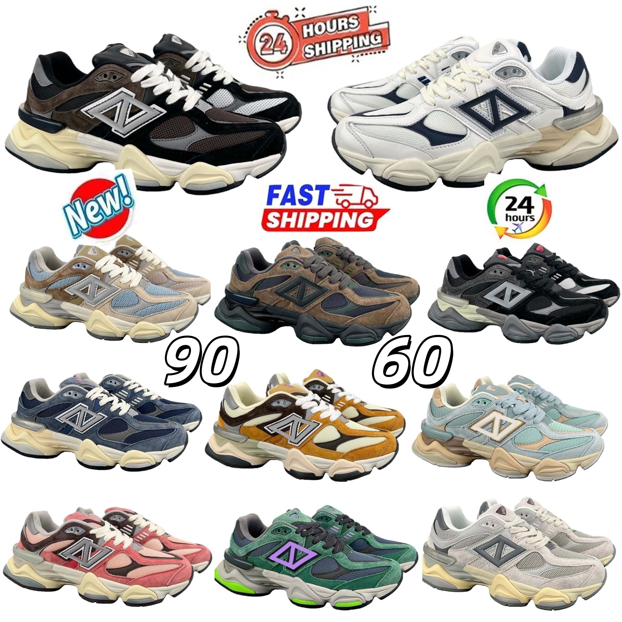 Top Quality Designer men sneakers woman Running Shoes 9060 Sea Sallt Quartz Grey Triple Black White Green trainer Outdoor sport shoes Casual Trainers Luxury Shoes