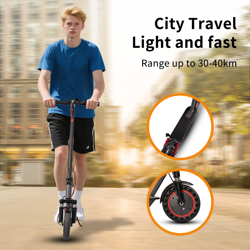 High-Speed HEZZO 10Inch Electric Scooter G20 650W E-Moped: 21MPH Top Speed w/ Intelligent Features | 36V 10.4Ah Long Range F/R Dual Suspension