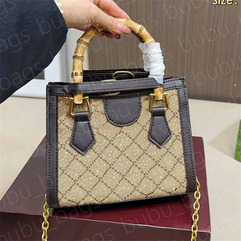Designer Bamboo Shoulder Bags Fashion Men Women Shoulder Bag Luxury Cross Body Letters Shoulder Bags Man Handbags Leather Shopping Totes