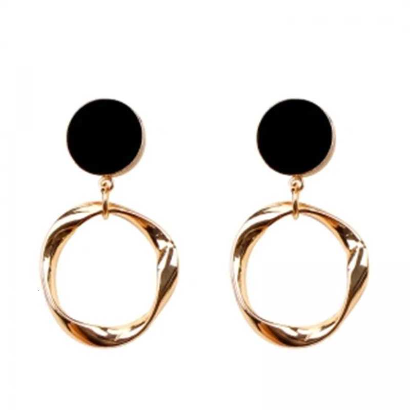S925 Sier Needle Prum Design Quty Light Luxury Circle Geetric Net Earrings Jewelry Black Ball Earrings Ooellen Y251210