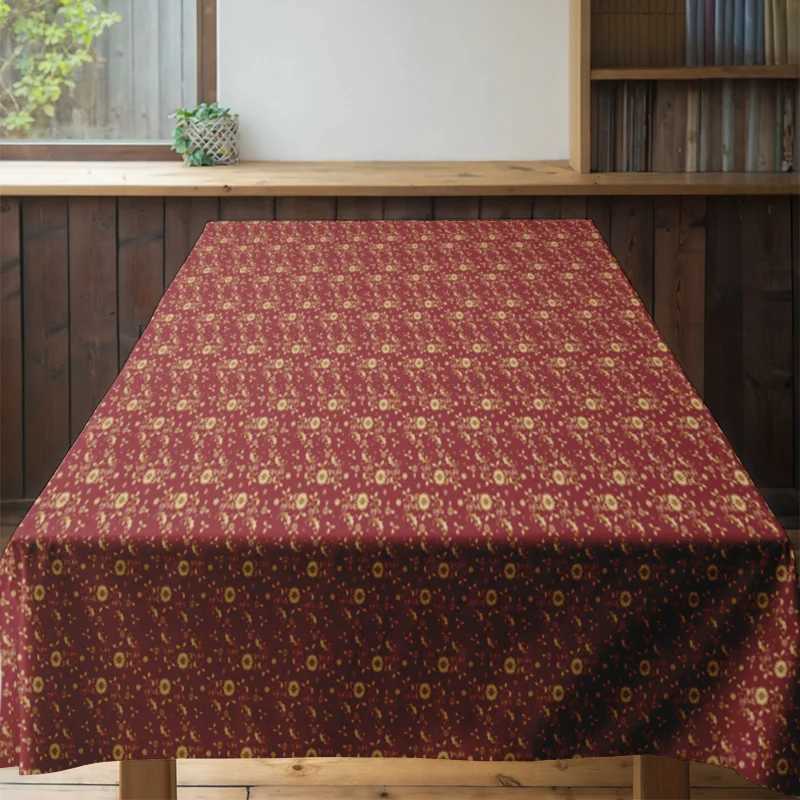 Waterproof Tablecloth Vintage Floral Dining Table Cover Washable Kitchen Table Topper Rustic Farmhouse Decor Party Wedding Table H251211