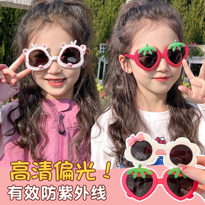 Sanrio Childrens Sunglasses Girls Cute Cartoon Sunglasses 2025 New Anti-UV Polarized Glasses Baby Sunshade Glasses H251211 - view 3