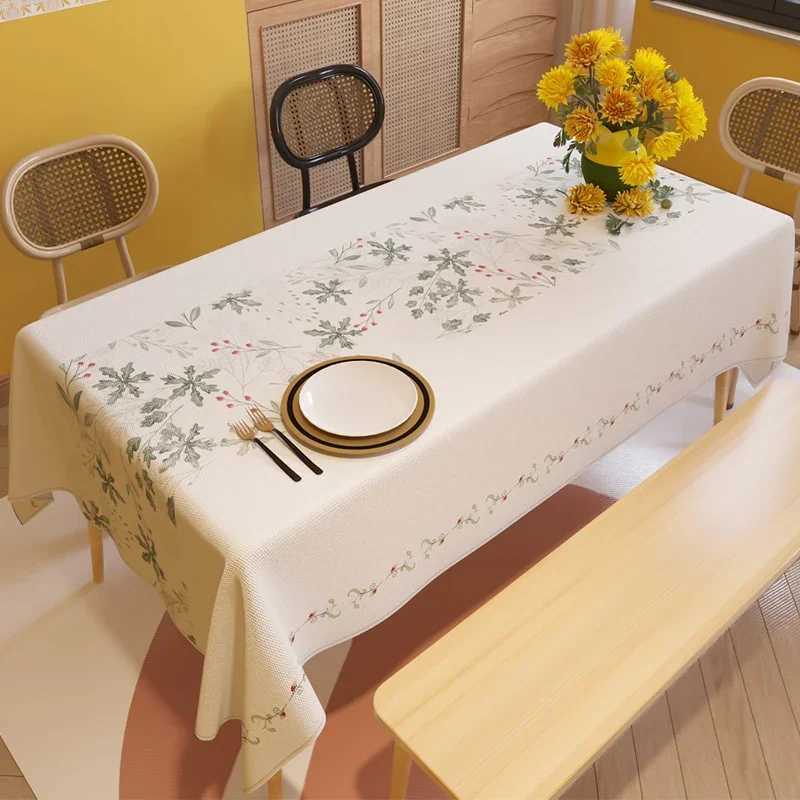 Nordic Home Rectangular Tablecloths for Table Party Decoration Bohemian Waterproof Anti-stain Nappe De Table Cover Tapete H251211