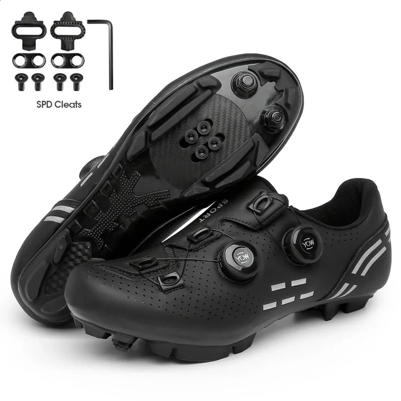 Cycling Sneaker with Cleats Men Carbon Sports Speed Bike Shoes Women Mountain Racing Flat SPD Road Cycling Footwear 251024ww