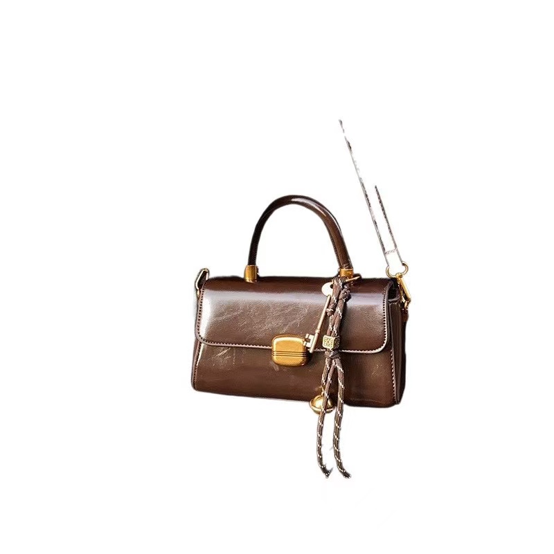 2025 Texture Classic New Autumn And Winter Versatile Storage Crossbody Bag Simple And Fashionable Hand-Held Small Square Bag
