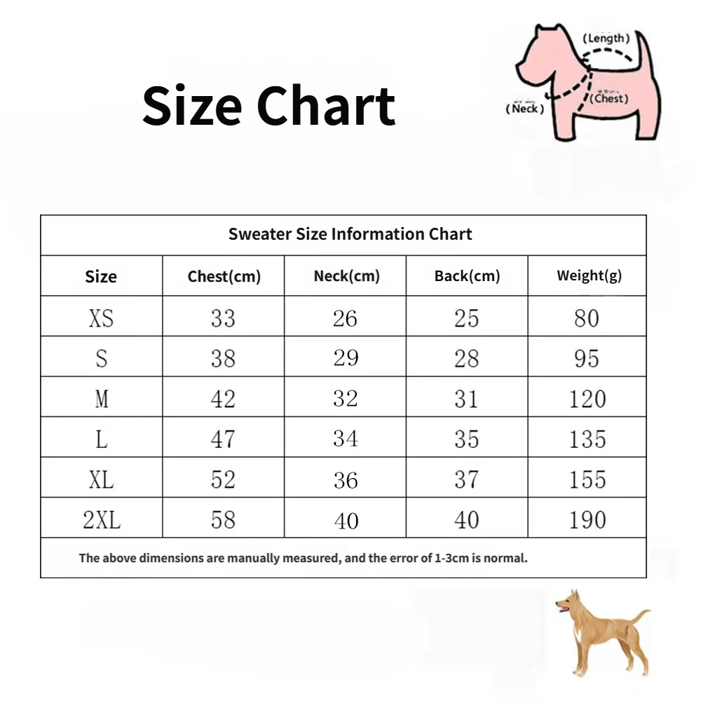 Luxury Pets Clothes Dog Sweater for Small Medium Dogs Soft Warm Winter Classic Floral Pattern Puppy Clothes Cute Christmas Coat for Puppies, Cats, Gir - view 8
