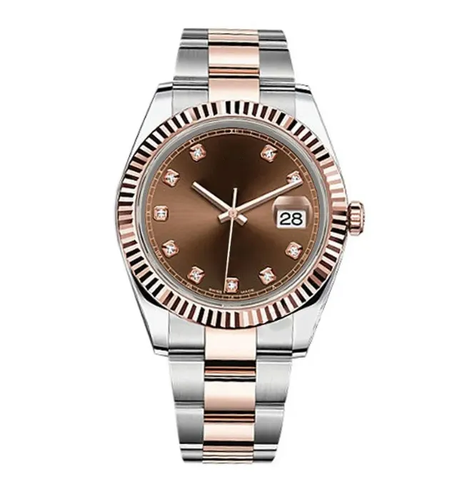 New Jubilee automatic mechanical model Wimbledon dial watch, 41mm size, men's and women's couple watch. Stainless steel case, sapphire glass.