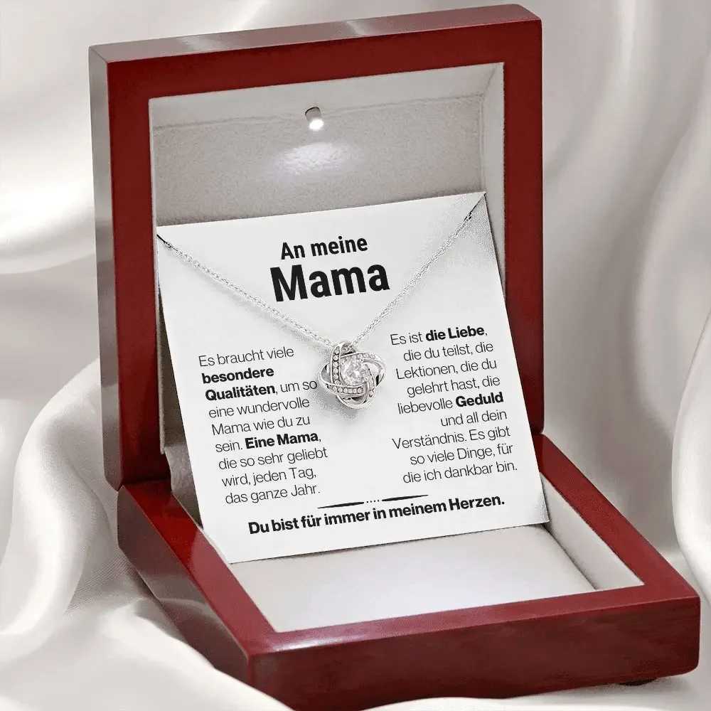 Liebesknoten Halskette fr Mama Germany To My Mom Gift Necklace Women 2023 Knot Heart Necklaces Christmas Day Gifts GM15 M251211