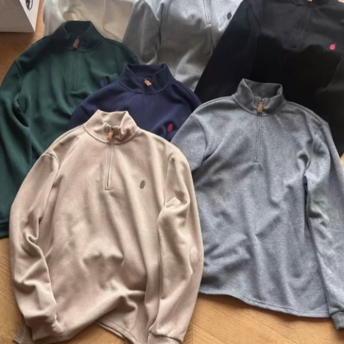 Polo Sweater Men Qu… - image