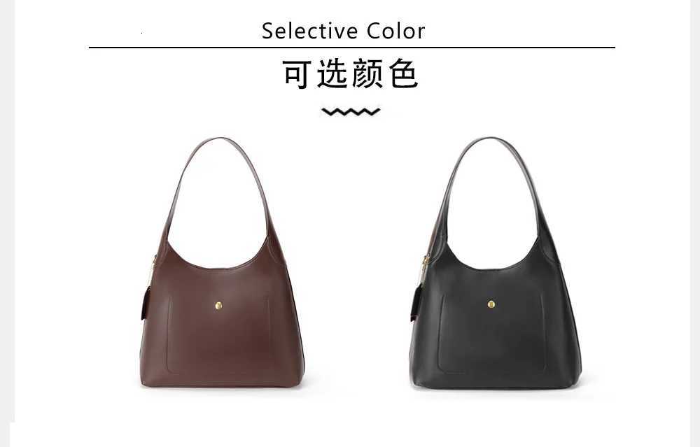 2025 Tote Bag Spring and Summer Wens Oil Wax Wind Lazy Versatile Simple Fi Shoder Portable Messenger Bag Y251211