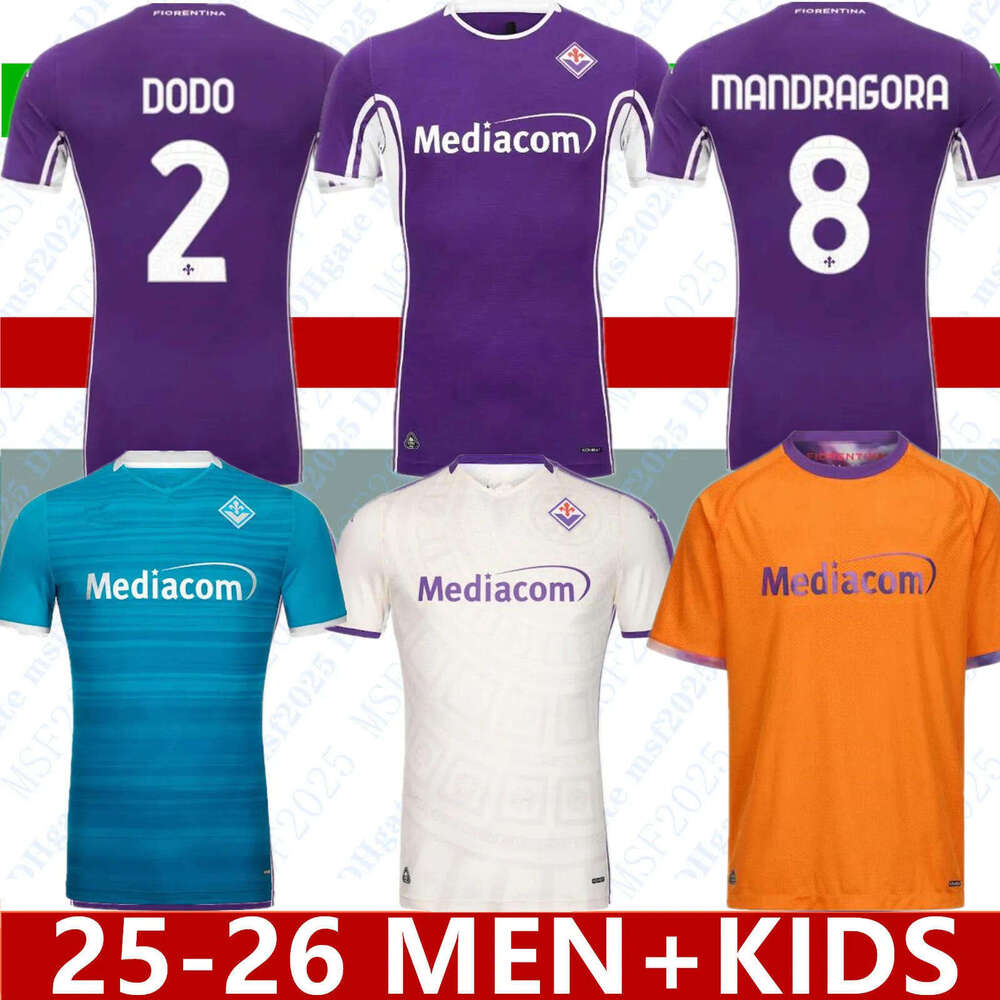 2025 2026 Fiorentinas soccer jerseys J. IKONE 25 26 Batistuta CASTROVILLI Florence jersey ACF JOVIC A. CABRAL Milenkovic KEAN ALBERT men football shirt S-4XL 888