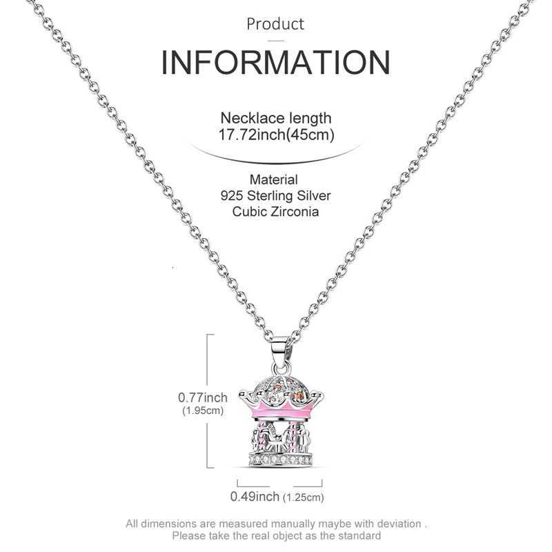 Gorgeous 925 Sterling Silver Pink Elevated Heart Necklace Sparkling Infinity Collier Necklace Women Engagement Jewelry Gift M251211