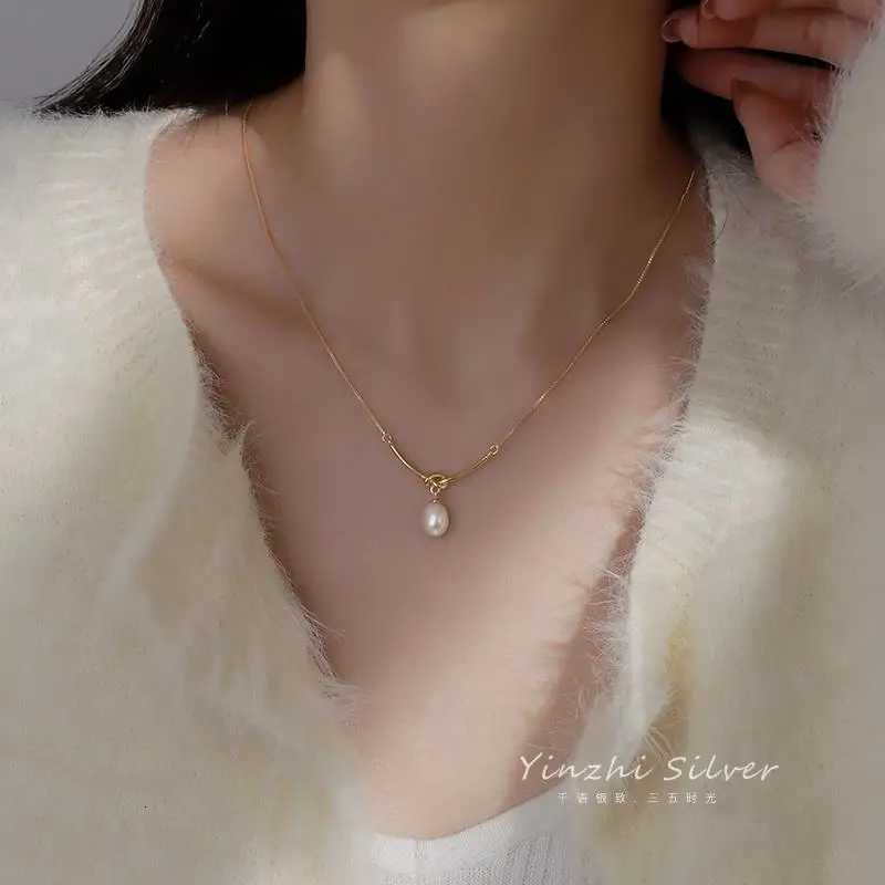 New Arrivals 925 Sterling Silver Pearl Necklaces Pendants For Women Hot Fashion sterling-silver-jewelry M251211