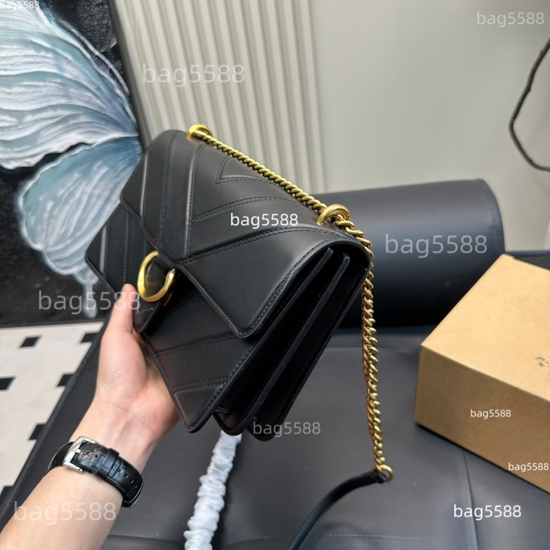 Mirror Quality Evening Designer Flap Tweed Puff Bird Logo Leather Pinkoos Womens Luxury Adjustable Chain Crossbody Bag