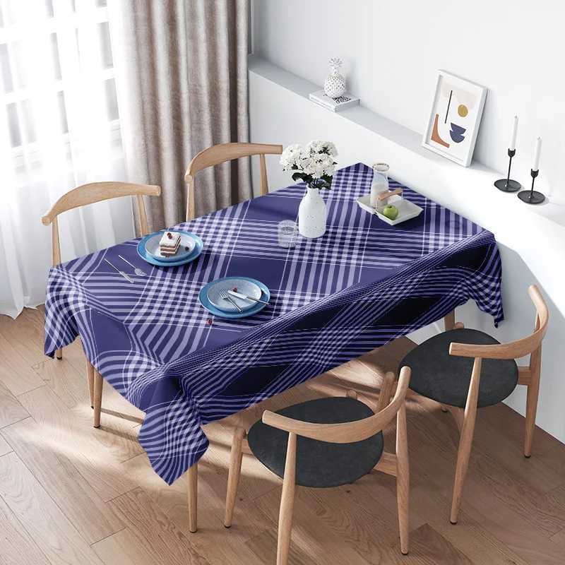 Waterproof Tablecloth Washable Rectangle Modern Farmhouse Dining Table Cover Home Decor Kitchen Party Table Topper H251211