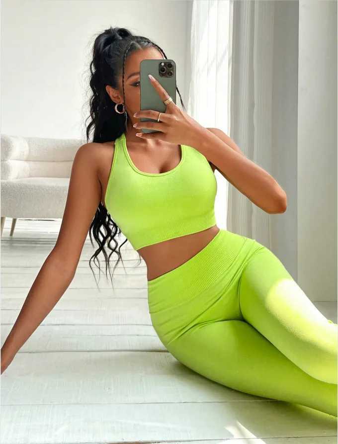 Sport Set Women Seamless Yoga Set Gym Sets Womens Outfits Workout Clothes for Women Suit for Fitness Sportwear ClothingT251211