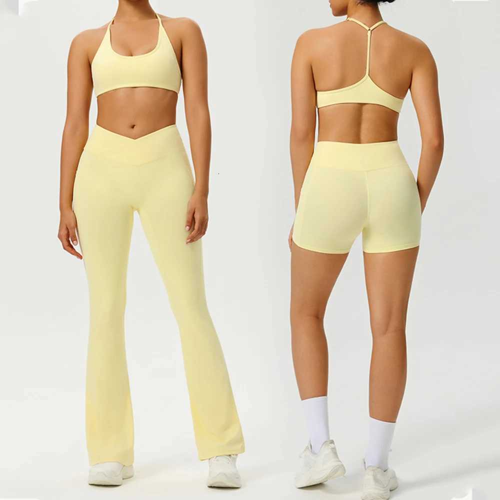 2 Pieces Yoga Suit for Womens Fitness European and American Gym Clothes Quick-dry Sports Bra Matching Pants Shorts Workout SetT251211