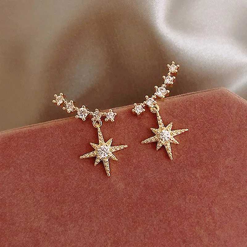CAOSHI Exquisite Star Earrings for Wen Gracef La Wedding Accories with Brilliant Cubic Zirconia Fashion Fem Jewelry Y251210