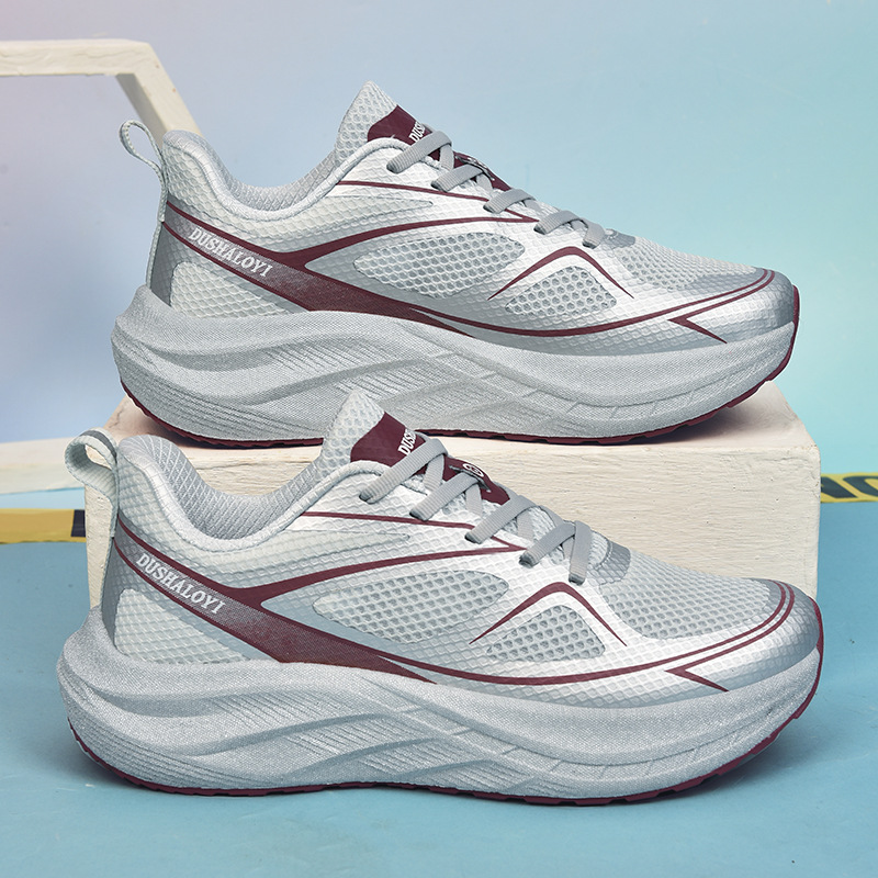 New Design Shoes Sports Running Shoes 2025 Summer New Breathable Couple Mesh Shoes Soft Sole Durable Cushioning Daily Versatile Casual Shoes free ship