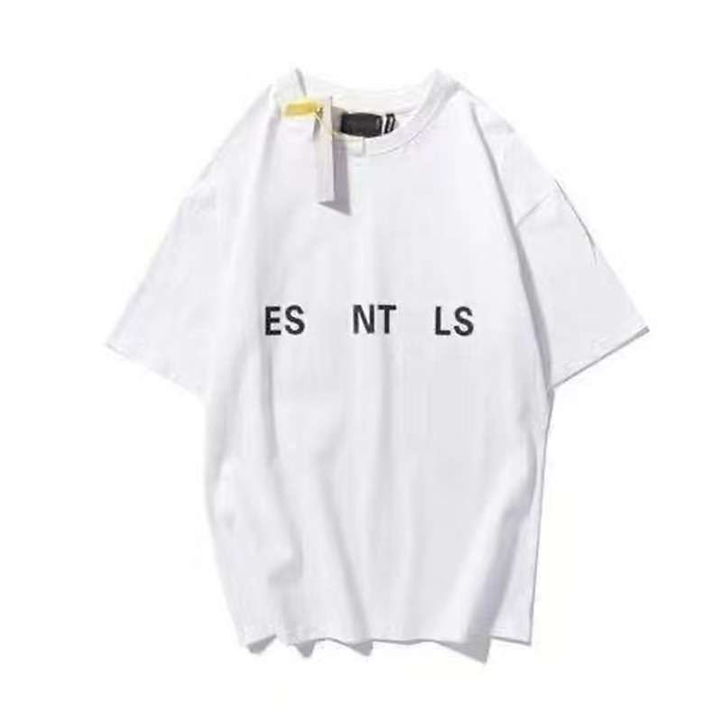 designer essintals shirt men essential designer men shirt summer luxury casual round neck pure cotton silicone three dimensional letter short sleeved shirt men f3d