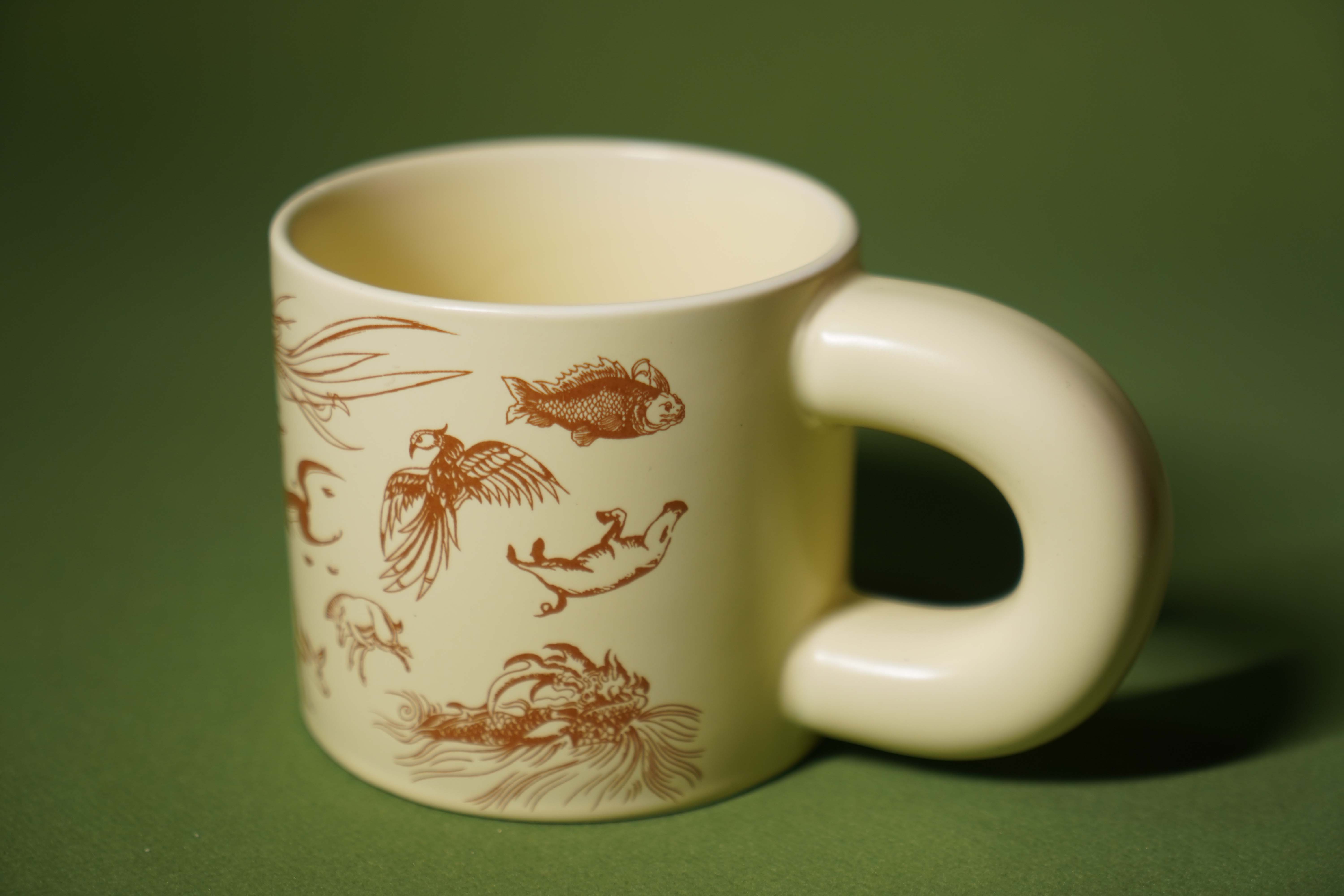 Dunhuang Seal Engraved Mug Handcrafted Ceramic Cup with Unique Art Stamp Gift Box for Daily Use & Souvenir