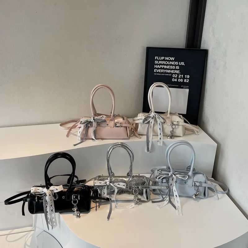 Fiable Ladies Bow Tie Single Shoder Crossbody low Bag PU Leather Trendy Wens Handbag Y251211