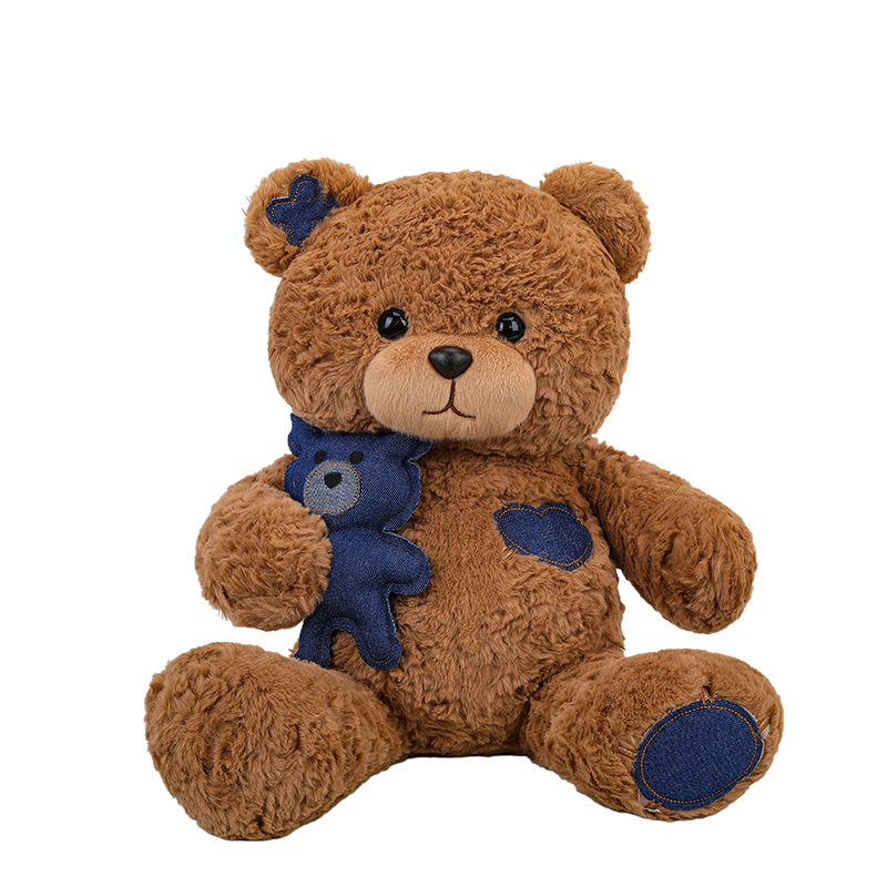 Cute Patch Bear Hug Plush Toy Doll Teddy Bear Doll Children's Festival Gift