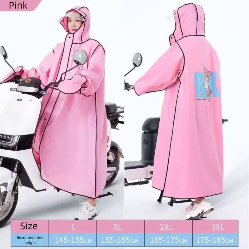 EVA Long Raincoat: Waterproof Zipper Gear for Men Women. Reusable Poncho with Pants, Portable Outdoor Travel Rain Jacket