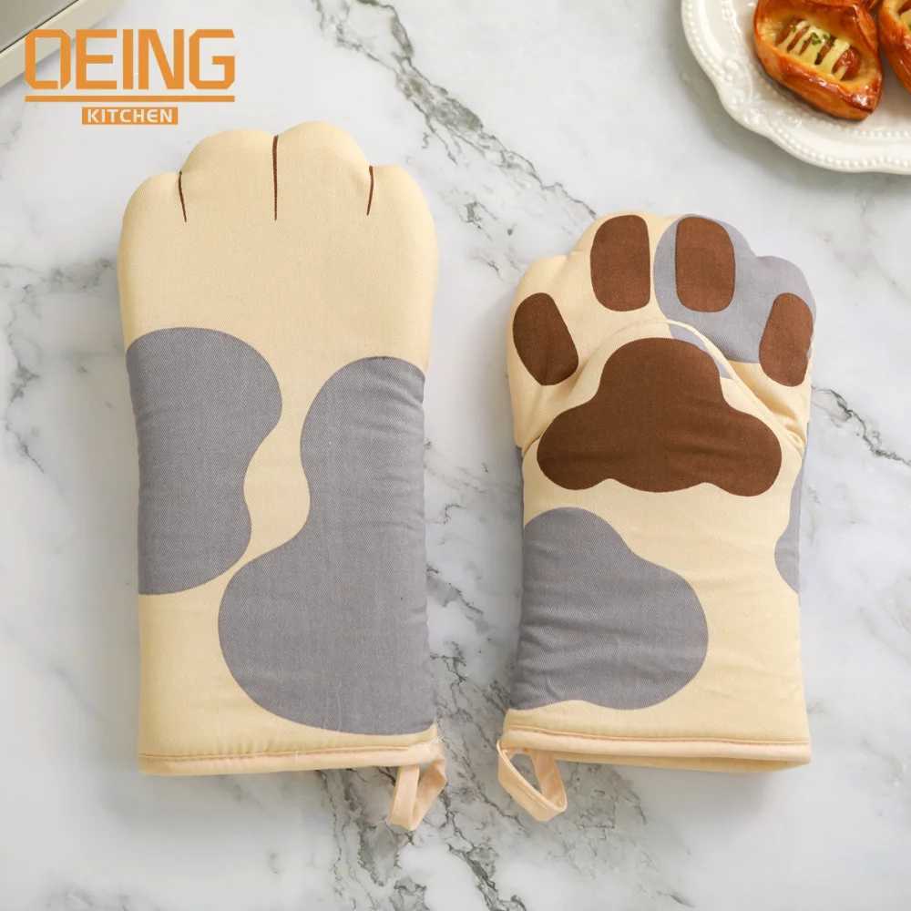 1PC Anti-scalding Oven Gloves Mitts Potholder Kitchen Gloves Tray Dish Bowl Holder Oven Handschoen Hand Clip Tools H251212