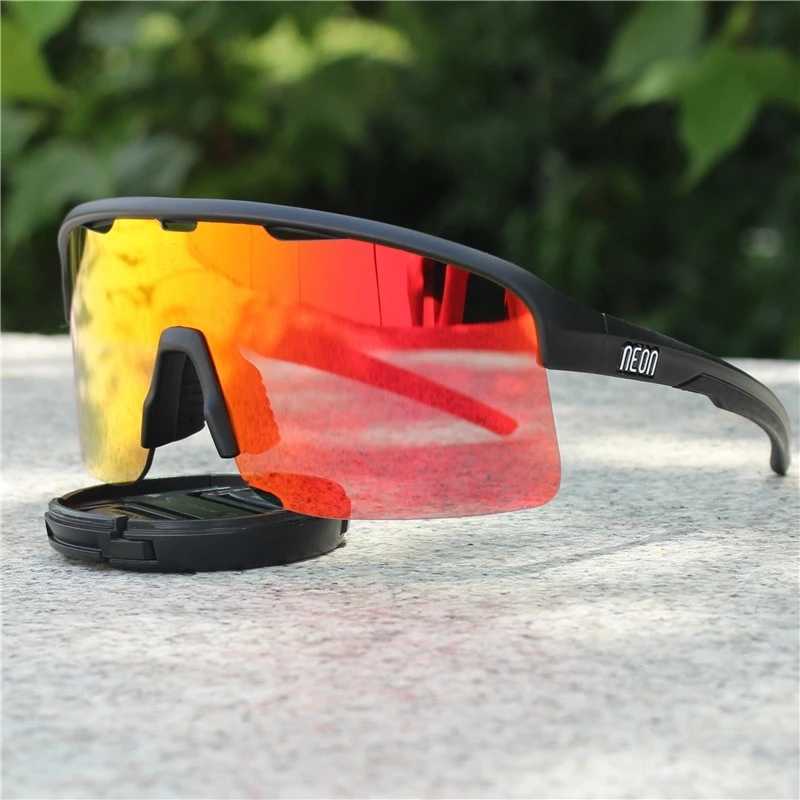 Neon Cycling Glasses Sunglasses for Men Women Sports Riding Running Outdoor Sun Glasses Bike Glasses Bicycle Eyewear Goggles G251212
