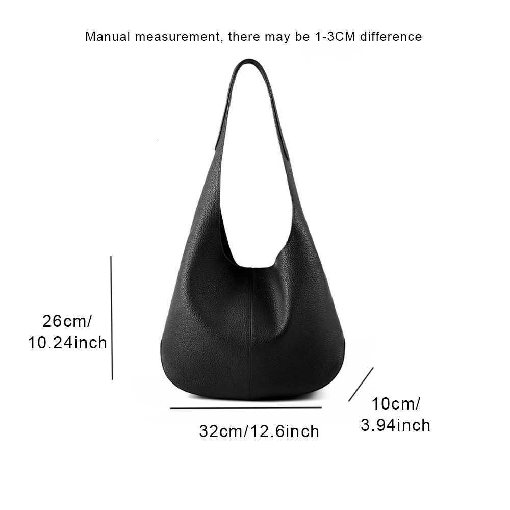 Trendy Wen Bucket Bag Large Capacity Genuine Leather Tote Shoder Bag Elegant Underarm Purse New Arrival Large wens bag Y251211