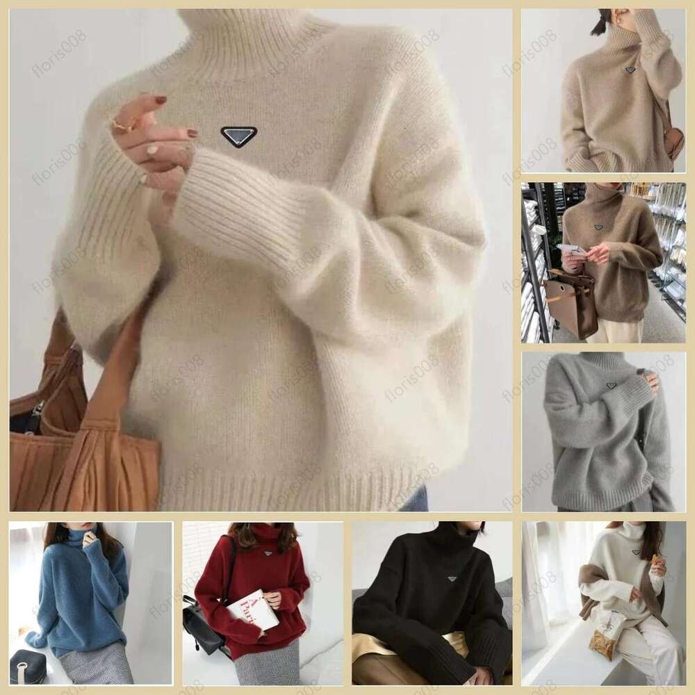 Luxury Women Sweaters Delicate Embroidered Sweater Woman Autumn And Winter Slim Large Undershirt Students Han Version Of Long-sleeved Sweaters yh03