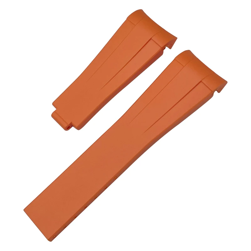 20mm Rubber Watch Strap for Rolex GMT Daytona Submariner Diver Silicone Replacement Watch Band for Water Ghost Bracelet Belt