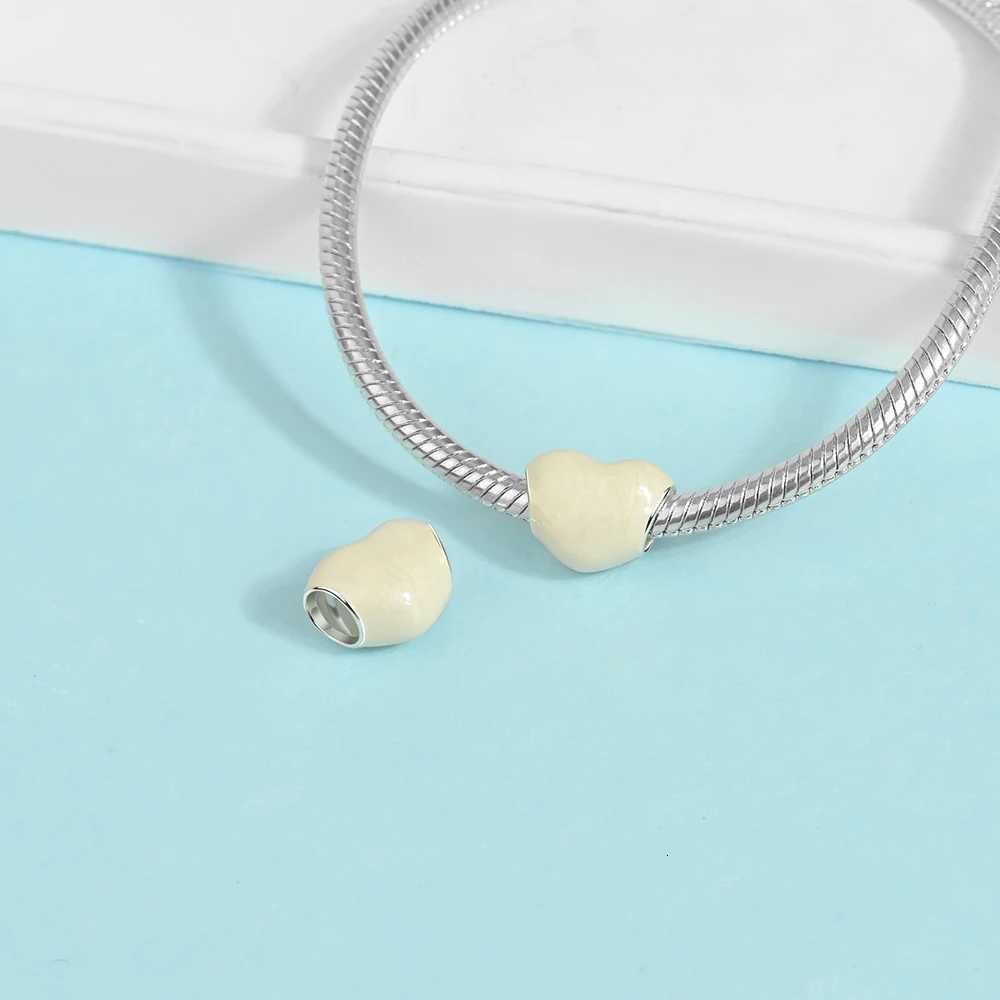 2025 New Charms 925 Sterling Sier Colorf Shine Shed Charm Beads Fit Snake Chain Bracelet Necklace Wen DIY Jewelry Y251212