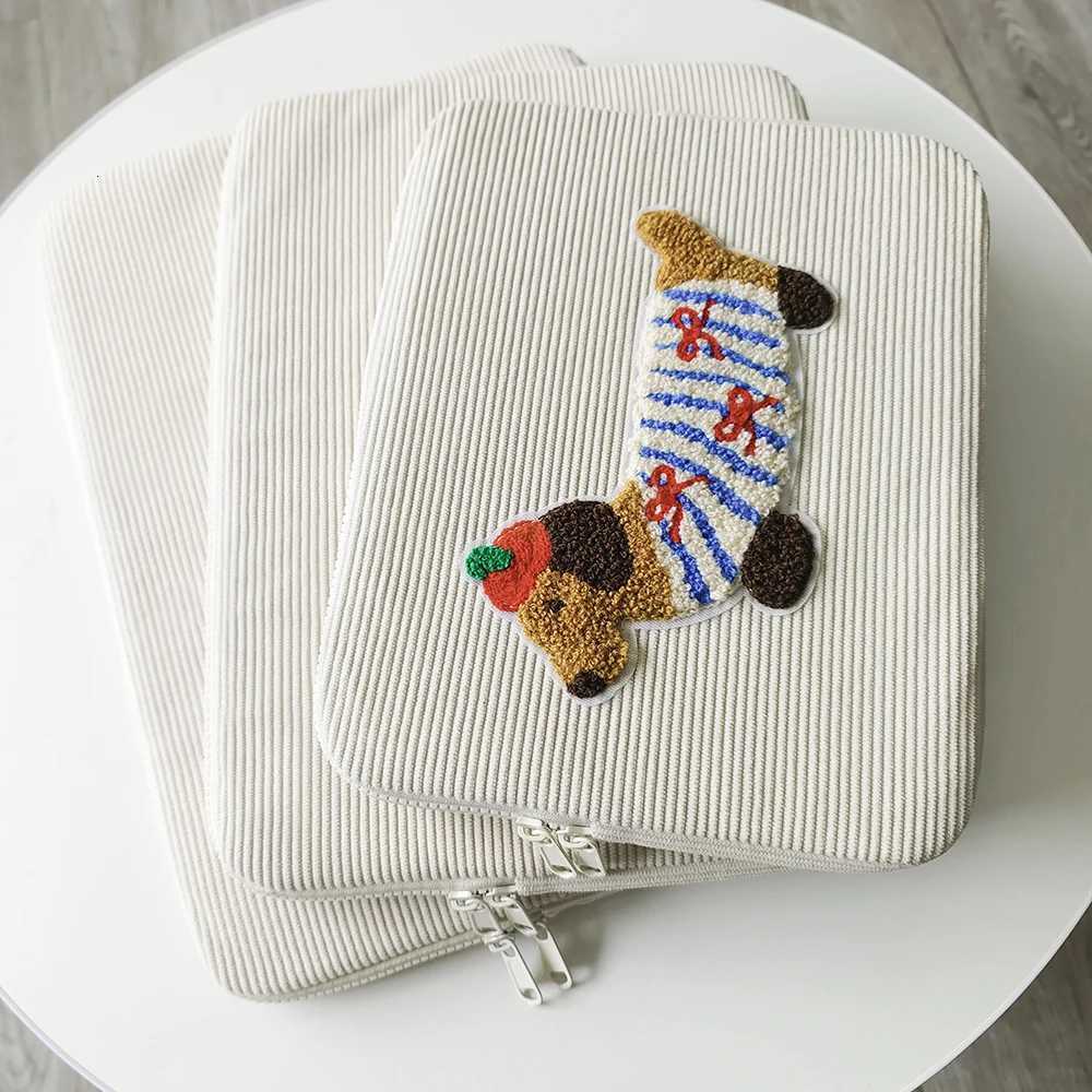 Cute Dog Laptop Sleeve Bag 13 14 15 16 Inch for MacBook Air/Pro HPDell Notebook Bag Portable Tablet Pouch Bag 9 11 iPad TabletT251212