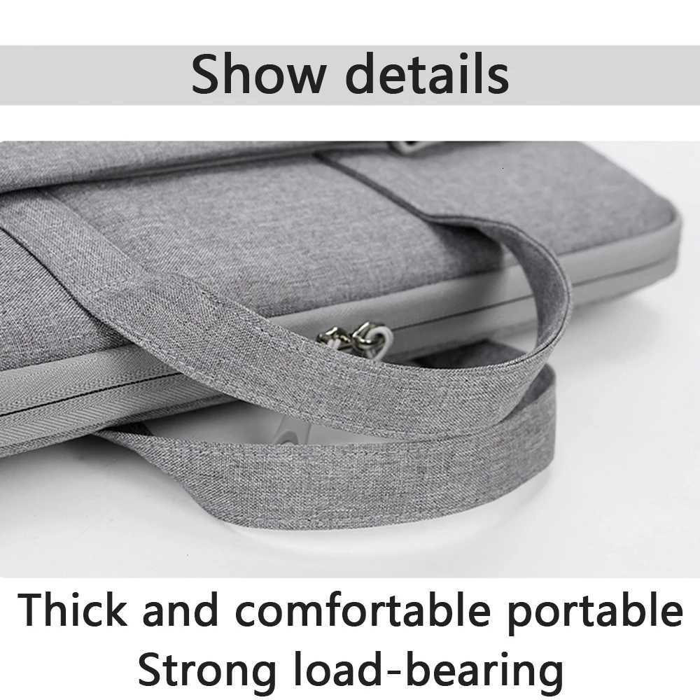 Laptop Bag Sleeve Case For 13 14 156 Inch PC Notebook Computer Bag For Macbook Air Pro 13 15 Xiaomi ASUS Waterproof Laptop CaseT251212