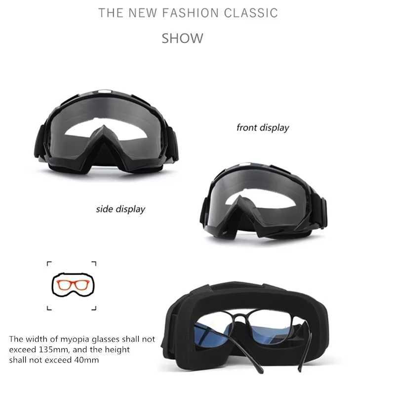 Large Frame Ski Goggles with Colorful Lens Anti-Collision Anti-Glare Lens Outdoor Sport Snow Snowboard for Snowboarding Skiing G251212