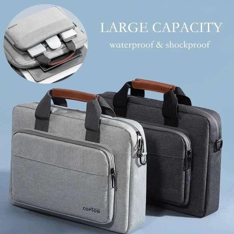 Men Laptop Bag 133 14 156 Inch for Macbook Air Pro 13 15 16 HP Huawei Asus Acer Dell Xiaomi Lenovo Shoulder Handbags BriefcaseT251212