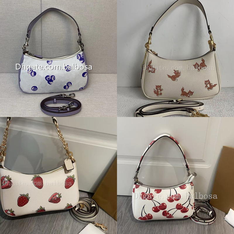 Designer Blueberry Cherry Evening Bags Luxury Womens One Shoulder Underarm Bags Fashion Crossbody Bag