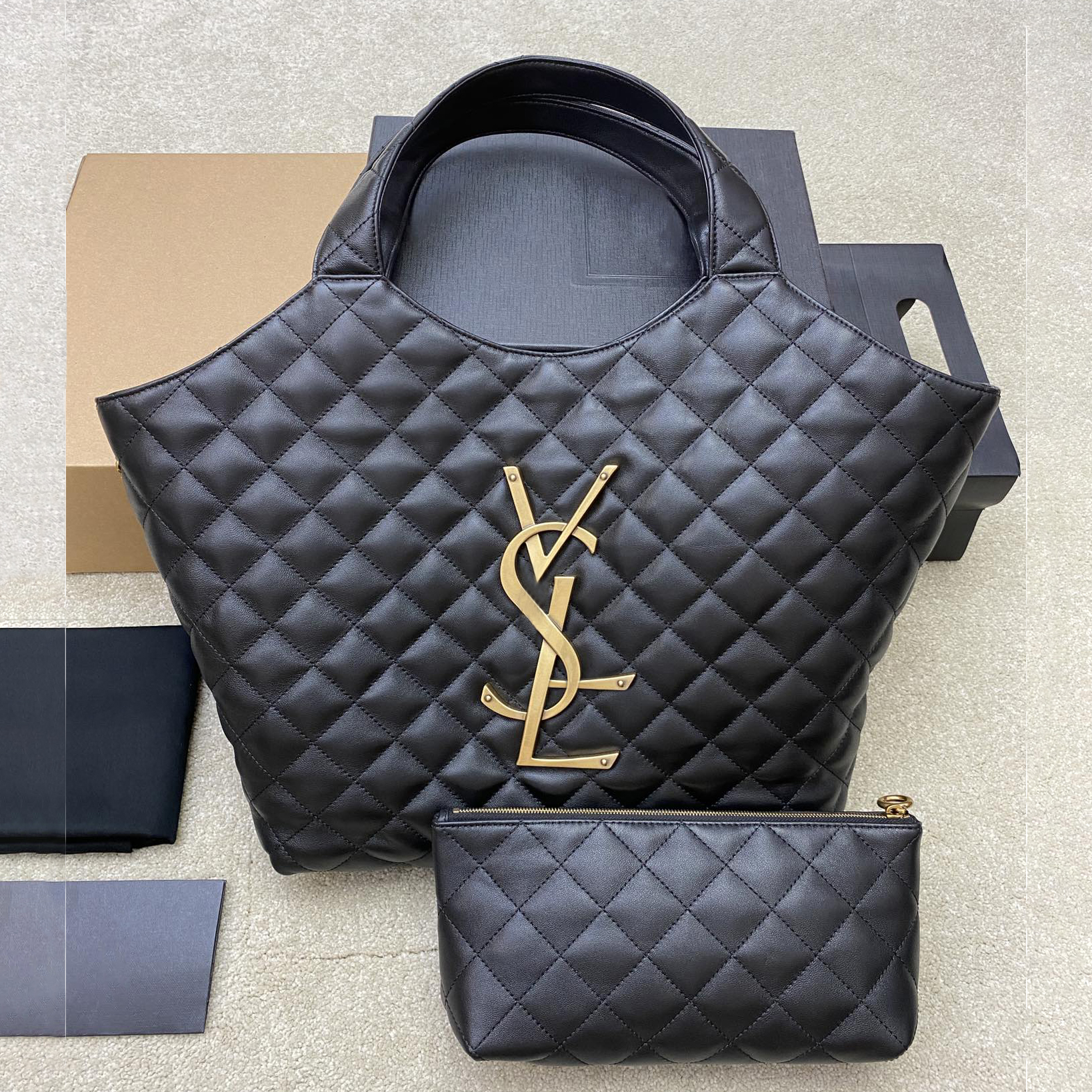 Cabas Tote Bag Designer Bag Large Totes Womens Luxury Handbag Genuine leather Crossbody Shoulder Bags Purses Travel Shopping Bags