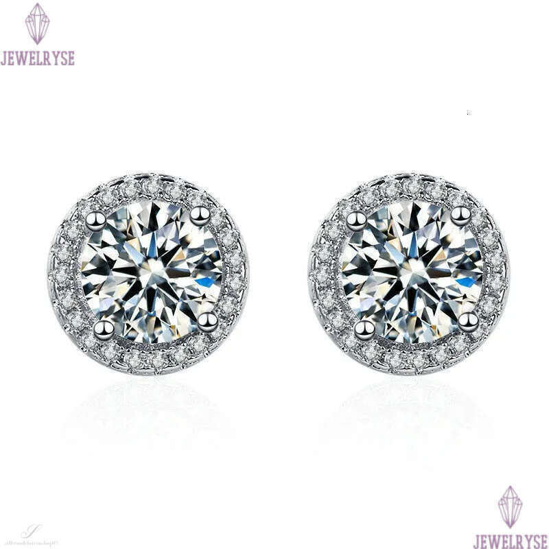 luxury round designer earrings for women moissanite cz zircon circle hollow design earring ear rings earings jewelry birthday valentines day gift