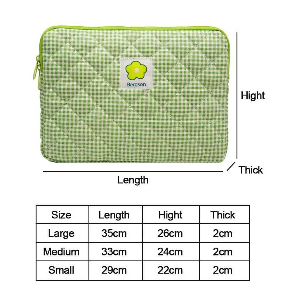 Flower Pattern Cute Shockproof Laptop Sleeve Case Bag 11 13 14 Inch for Macbook Ipad For Samsung Laptop and Tablet PouchT251212