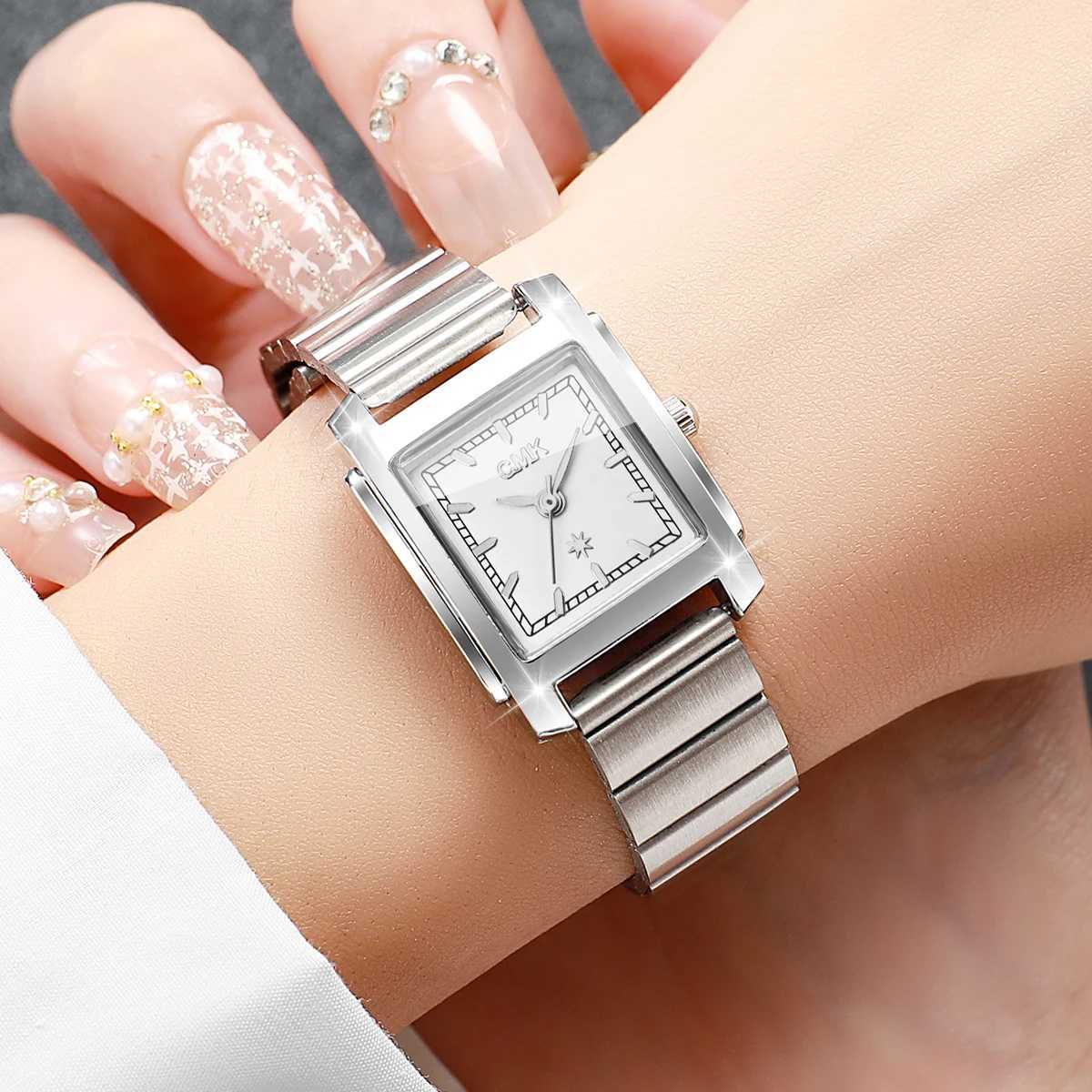 Fashion Square Dial Women Watches Ultra-thin Band Ladies Quartz Wristwatch Reloj Mujer Girls Clock GiftWithout Box Y251212