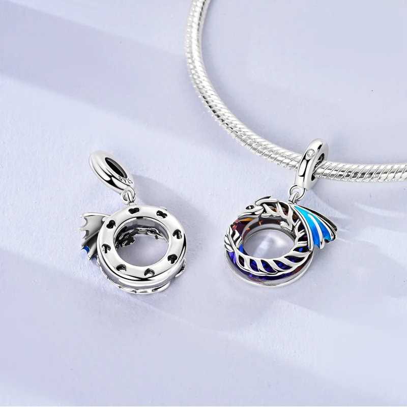 925 Sterling Sier Can Be Ope Pandant Easter Egg Charms Beads Fit Bracelet Making Fine Jewelry Wen DIY Gift Y251212