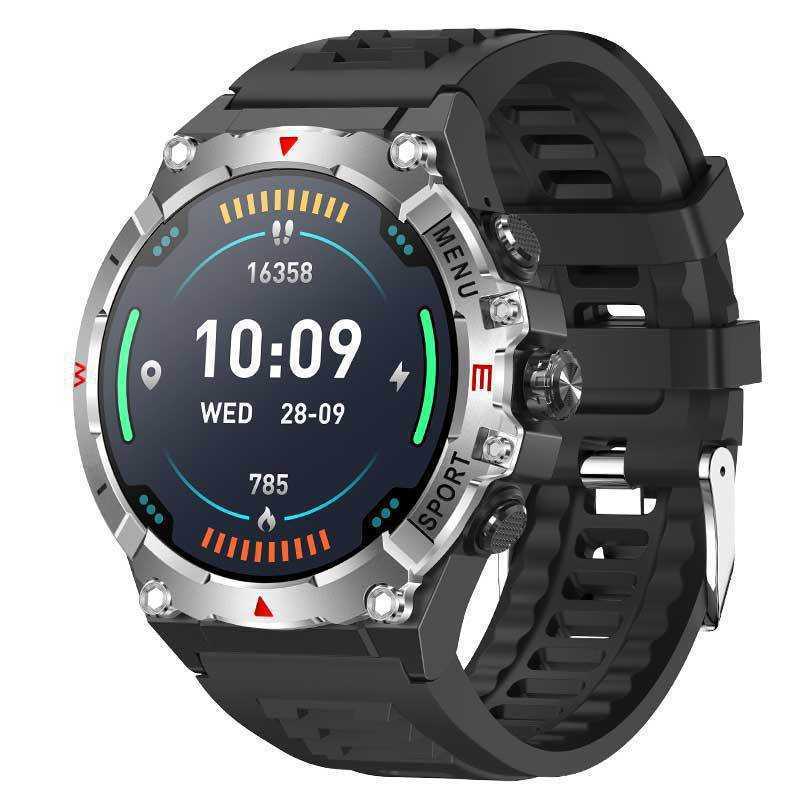 Outdoor smart watch GPS positioning altitude pressure compass heart rate measurement Bluetooth call function sports watch Z251212